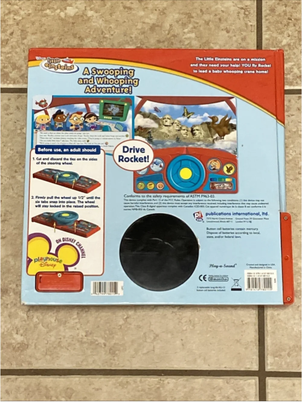A Swooping and whooping Adventure with little Einsteins - hardcover